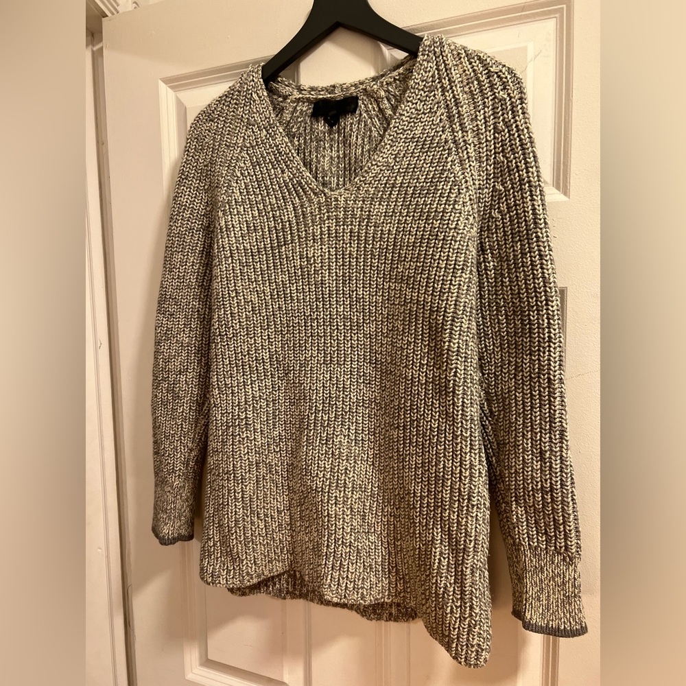 Rag & Bone Grey/ White Sweater